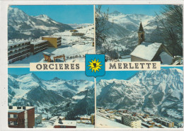 67 DEPT 05 : édit. Tardy N° 3 : Orcières Merlette " Multivues " - Orcieres