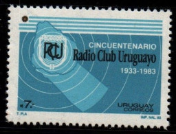 1984 Uruguay 50th Anniv Of Radio Club Of Uruguay #1157 ** MNH - Uruguay