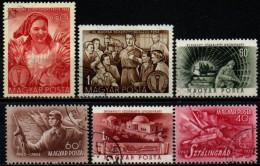 HONGRIE 1952-3 O - Used Stamps