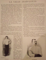 1899 SALLE D'ARMES À PARIS - LA SALLE SAINT LOUIS - MAITRE KIRCHHOFFER - MILLET - TASSART - GERVAISE - VIE AU GRAND AIR - Revues Anciennes - Avant 1900