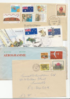 4 Diff UPRATED Australia POSTAL STATIONERY Multi Stamps COVERS  1970s -1980s Cover - Enteros Postales