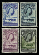 Ref 1640 - Bechuanaland Protectorate 1955 - Unmounted Mint Stamps SG 146/149 - 1885-1964 Bechuanaland Protectorate