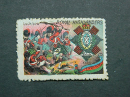 Vignette Militaire Delandre Royal Highlanders - Vignettes Militaires