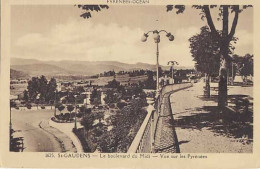 31 - ST-GAUDENS - Le Boulevard Du Midi - Vue Sur Les Pyrénées - Saint Gaudens
