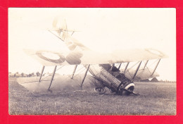 Aviation-622Ph115  Carte Photo, L'accident D'un Avion SALMSOM, BE - Accidents