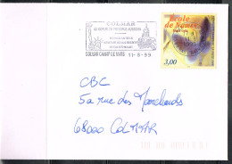 LIB L 9 - FRANCE N° 3246 Ecole De Nancy Sur Lettre De Colmar 1999 - Briefe U. Dokumente