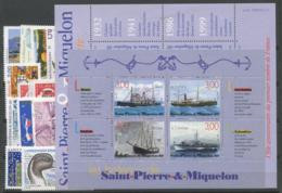 SPM Annees Completes Luxe (1999) N 686 A 705 / PA 79 - Unused Stamps