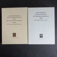 Bund Jahressammlungen Dt Post 11 Bände Selten M Ersttagst. Bonn KatWert 1.500,-€ - Jahressammlungen