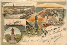 Gruss Aus Bremerhaven - Litho - Bremerhaven