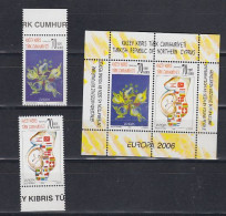 Europa Cept 2006 Northern Cyprus 2v + M/s ** Mnh (59451) - 2006