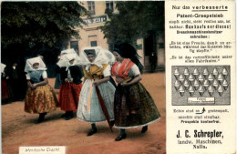 Wendsche Tracht - Werbung Schrepfer Naila - Hof