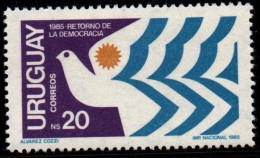 1985 Uruguay Installation Of Democratic Government  #1179 ** MNH - Uruguay