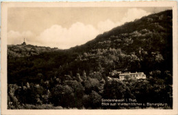 Sondershausen, Blick Zum Waldschlösschen U. Bismarckturm - Sondershausen