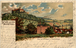 Kulmbach - Gruss Aus Dem Mainthal - Litho - Kulmbach