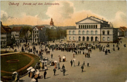 Coburg - Parade Auf Dem Schlossplatz - Coburg