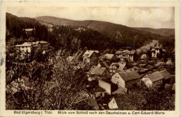 Bad Elgersburg, Blick Vom Schloss Nach Den Devoheimenu. Carl-Eduard-Wart - Elgersburg