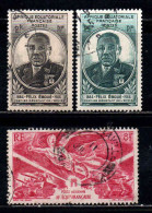 A E F - 1945 - Eboué + Victoire  - N° 206/207 + PA 43 - Oblit - Used - Oblitérés