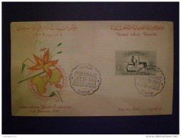 EGYPT COVER DAY 1959 AFRO - ASIAN YOUTH CONFERENCE NICE COVER !!!!! - Lettres & Documents