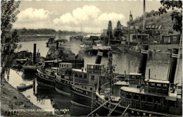 Lauenburg A.d. Elbe, Eisbrecher Im Hafen - Lauenburg