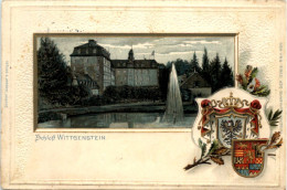 Schloss Wittgenstein - Litho - Laasphe - Siegen