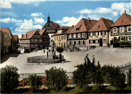 Burgkunstadt Oberfranken, Marktplatz - Lichtenfels