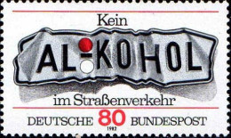 RFA Poste N** Yv: 977 Mi:1145 Kein Alkohol Im Straßenverkehr (Thème) - Accidents & Sécurité Routière