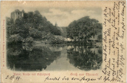 Tharandt, Ruine, Kirche Mit Schlossteich - Tharandt