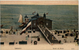 Zinnowitz, Strand Mit Brücke - Zinnowitz