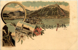 Gruss Aus Arth - Litho - Arth