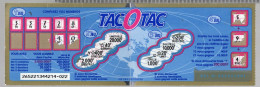Grattage FDJ - TACOTAC 4 Jeux - 26522 - Trait Rouge - FRANCAISE DES JEUX - Lotterielose