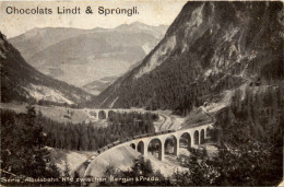 Albulabahn Zwischen Bergün & Preda - Chocolats Lindt & Sprüngli - Bergün/Bravuogn