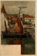 Lovrana - Hafen - Kroatien