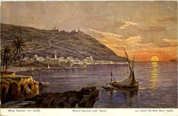 Mount Carmel With Haifa - Palästina