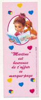 Marque-pages Publicitaire - "MARTINE" Est Heureuse De T'offrir Ce Marque-page - Lesezeichen