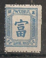 China Chine  Local Post Wuhu 1895 - Usati