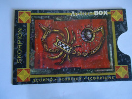 CARDBOX FOR PHONECARDS ZODIAC - Dierenriem