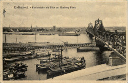 Duisburg-Ruhrort, Rheinbrücke Mit Blick Auf Homberg Rhein - Duisburg