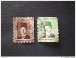 EGYPT 1948 King Farouk - Egypt Postage Stamps Of 1951 Overprinted "SUDAN" In Arabic - 1866-1914 Khedivate Of Egypt