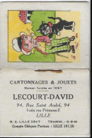 LILLE  Calendrier  Publicitaire - Small : 1921-40