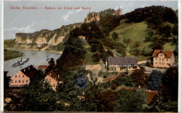 Rathen Mit Elbtal Und Bastei - Rathen