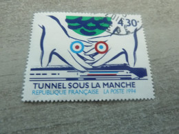 Inauguration Du Tunnel Sous La Manche - 4f.30 - Yt 2883 - Multicolore - Oblitéré - Année 1994 - - Gebraucht