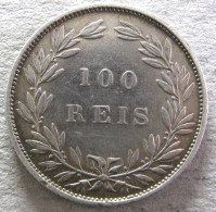 Portugal 100 Reis 1889 , Luis I, En Argent , KM# 510, Superbe - Portugal