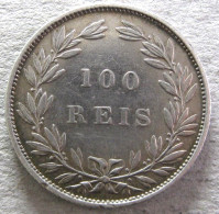 Portugal 100 Reis 1889 , Luis I, En Argent , KM# 510, Superbe - Portogallo