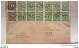 SBZ: Fern-Brief Mit 15(12) In MiF Mit 30(2) Pf Ziffer Aus Arnstadt Vom 27.6.48 Portogenau  Mkn In Einh. Knr: 922, 928 ZF - Storia Postale