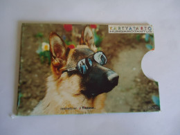 CARDBOX FOR PHONECARDS  ANIMALS DOGS - Honden