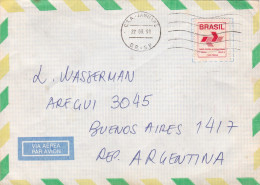 Brasil - 1991 - Airmail - Letter - Sent From Sao Paulo To Buenos Aires, Argentina- Caja 30 - Storia Postale