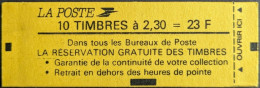 2614 C4 Conf. 9 Date 5/ 12.2.90 Carnet Fermé Publicité Schweppes Briat 2.30F - Moderni : 1959-…