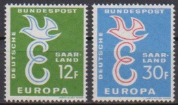 Saarland1958 Mi-Nr.440 ** Postfrisch Europa (989) - Nuovi