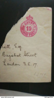 EGYPTE EGITTO مصر EGYPT FRAGMANT COVER TO ENGLAND - 1915-1921 British Protectorate