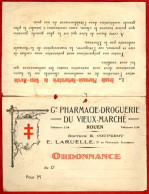 ** ORDONNANCE  ROUEN  DOCTEUR  SAMSON ** - Old Professions